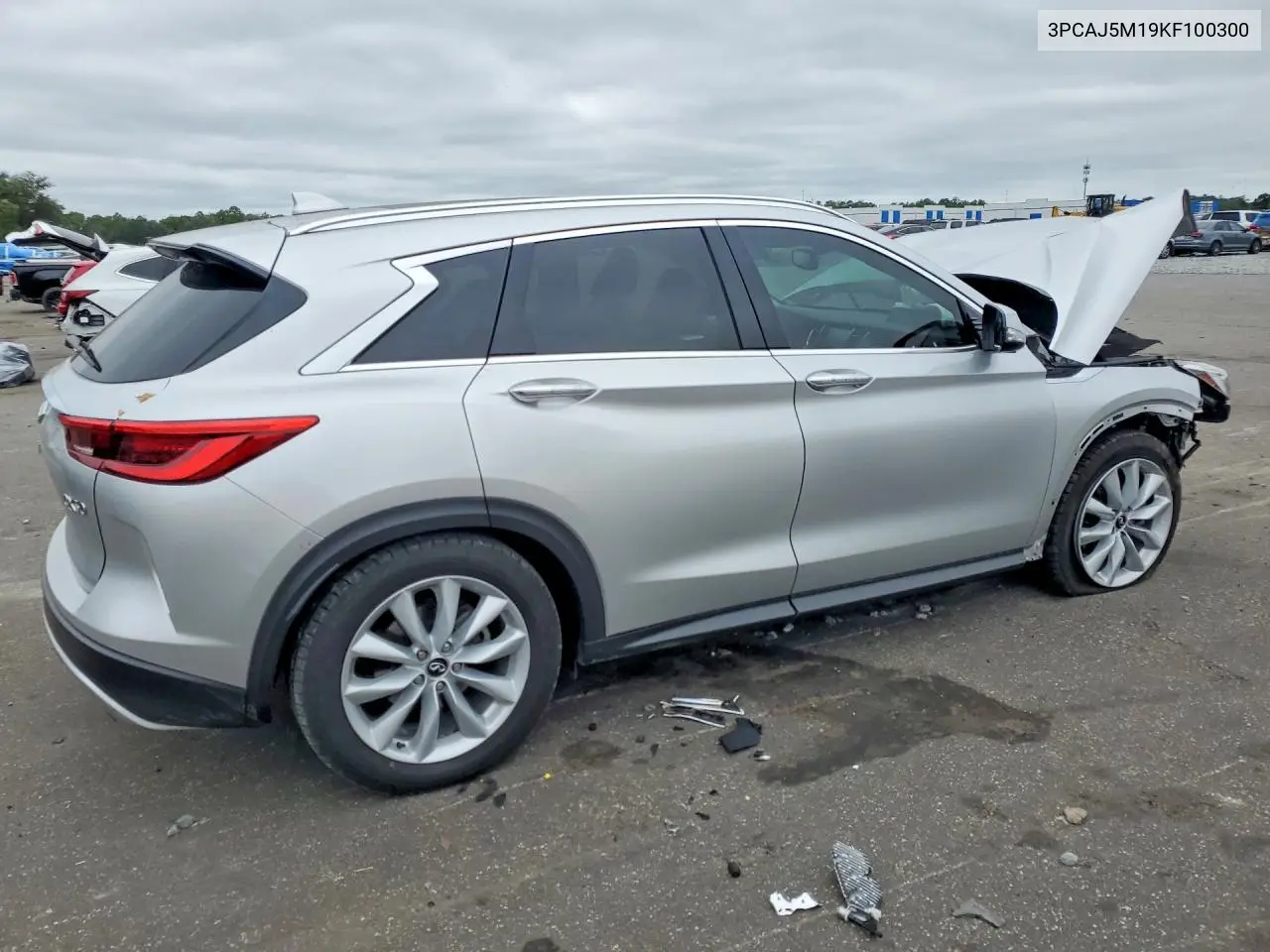2019 INFINITI QX50 VIN 3PCAJ5M19KF100300 — фото 3
