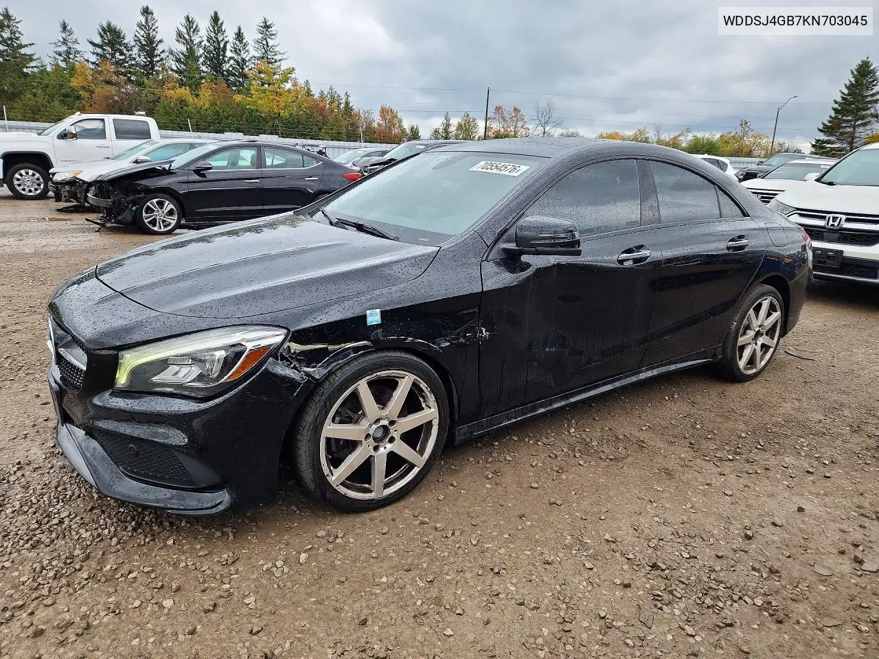 MERCEDES CLA-KLASSE 2019, VIN WDDSJ4GB7KN703045