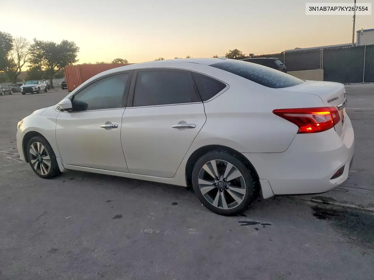 2019 NISSAN SENTRA VIN 3N1AB7AP7KY267554 — фото 2