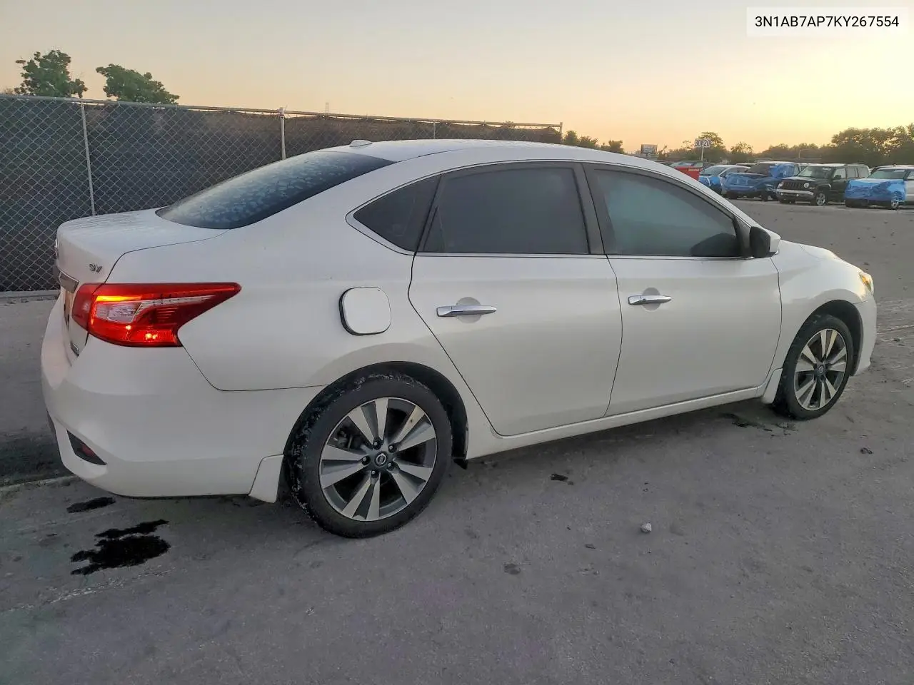2019 NISSAN SENTRA VIN 3N1AB7AP7KY267554 — фото 3