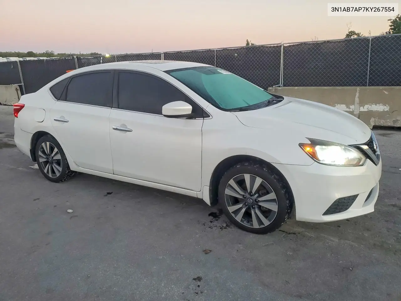 2019 NISSAN SENTRA VIN 3N1AB7AP7KY267554 — фото 4