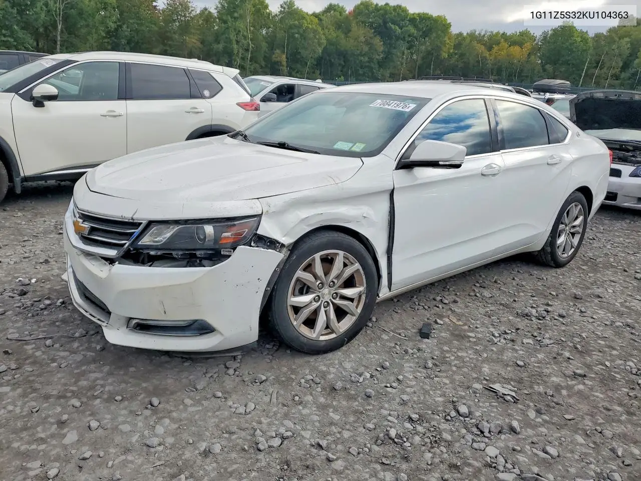 CHEVROLET IMPALA 2019, VIN 1G11Z5S32KU104363