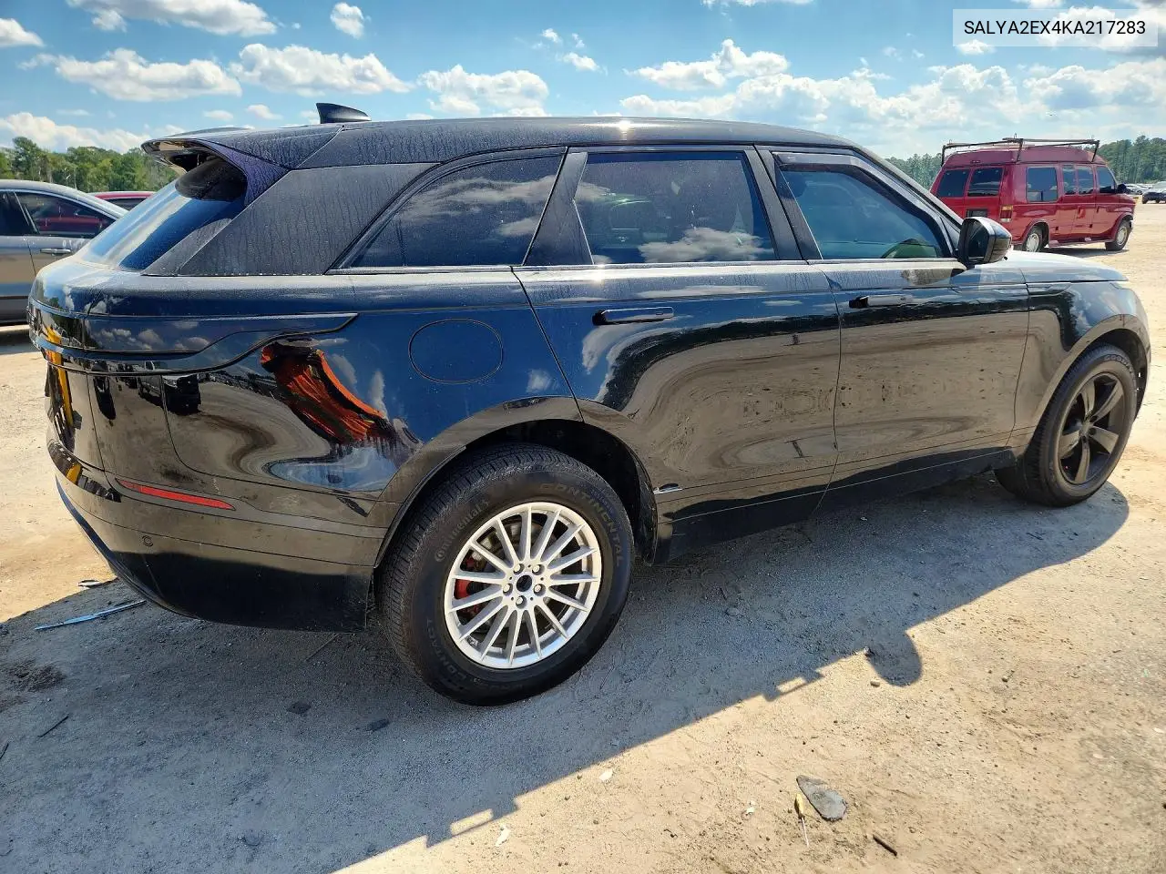2019 LAND ROVER RANGE ROVER VELAR VIN SALYA2EX4KA217283 — фото 3