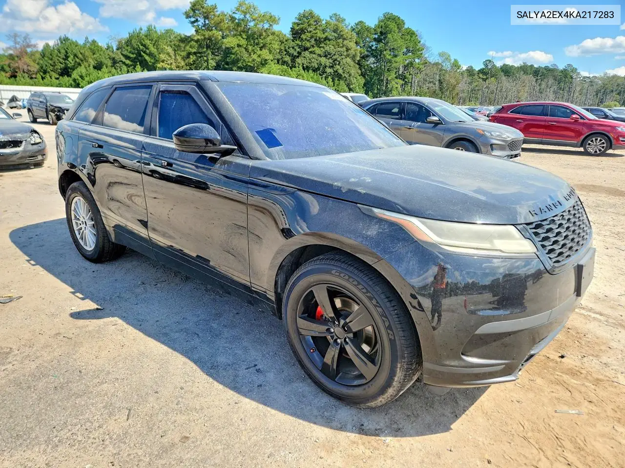 2019 LAND ROVER RANGE ROVER VELAR VIN SALYA2EX4KA217283 — фото 4