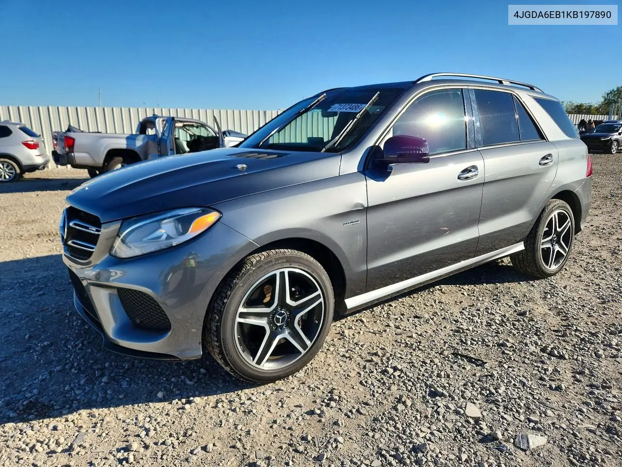 MERCEDES GLE 2019, VIN 4JGDA6EB1KB197890
