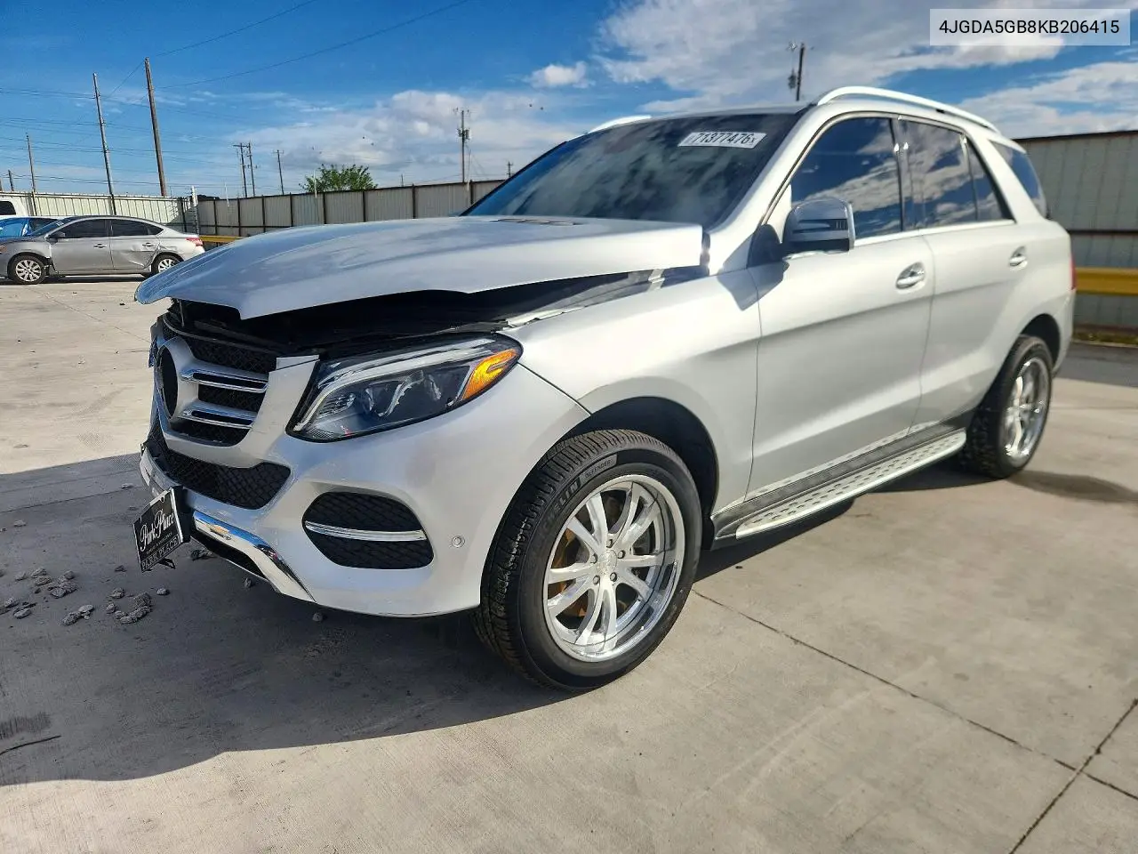 MERCEDES GLE 2019, VIN 4JGDA5GB8KB206415