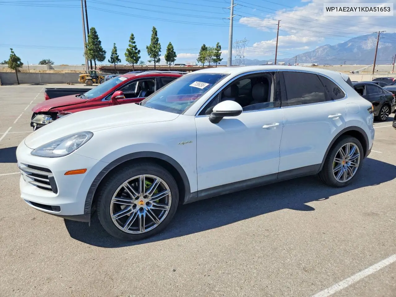 PORSCHE CAYENNE 2019, VIN WP1AE2AY1KDA51653