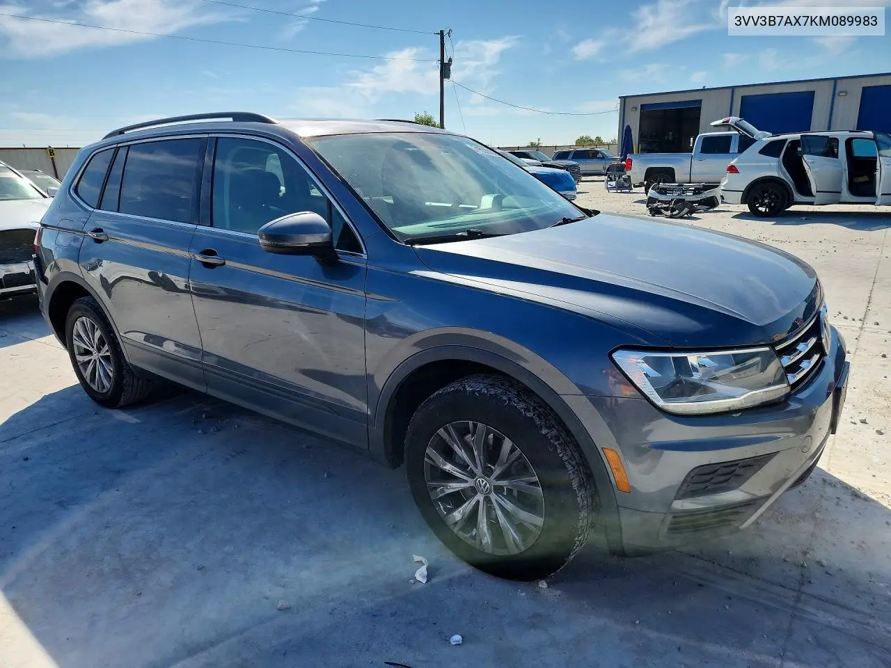 2019 VOLKSWAGEN TIGUAN VIN 3VV3B7AX7KM089983 — фото 4