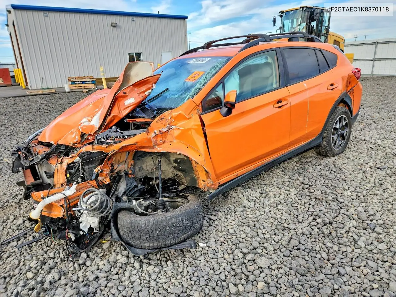 SUBARU XV 2019, VIN JF2GTAEC1K8370118