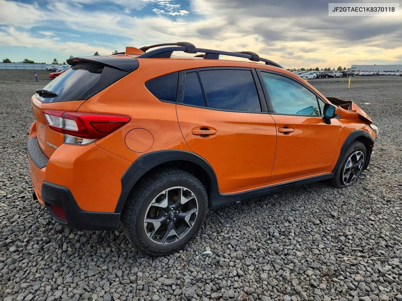 2019 SUBARU XV VIN JF2GTAEC1K8370118 — фото 3