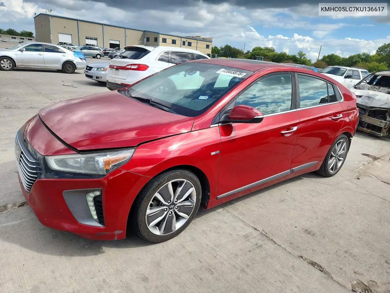 HYUNDAI IONIQ 2019, VIN KMHC05LC7KU136617
