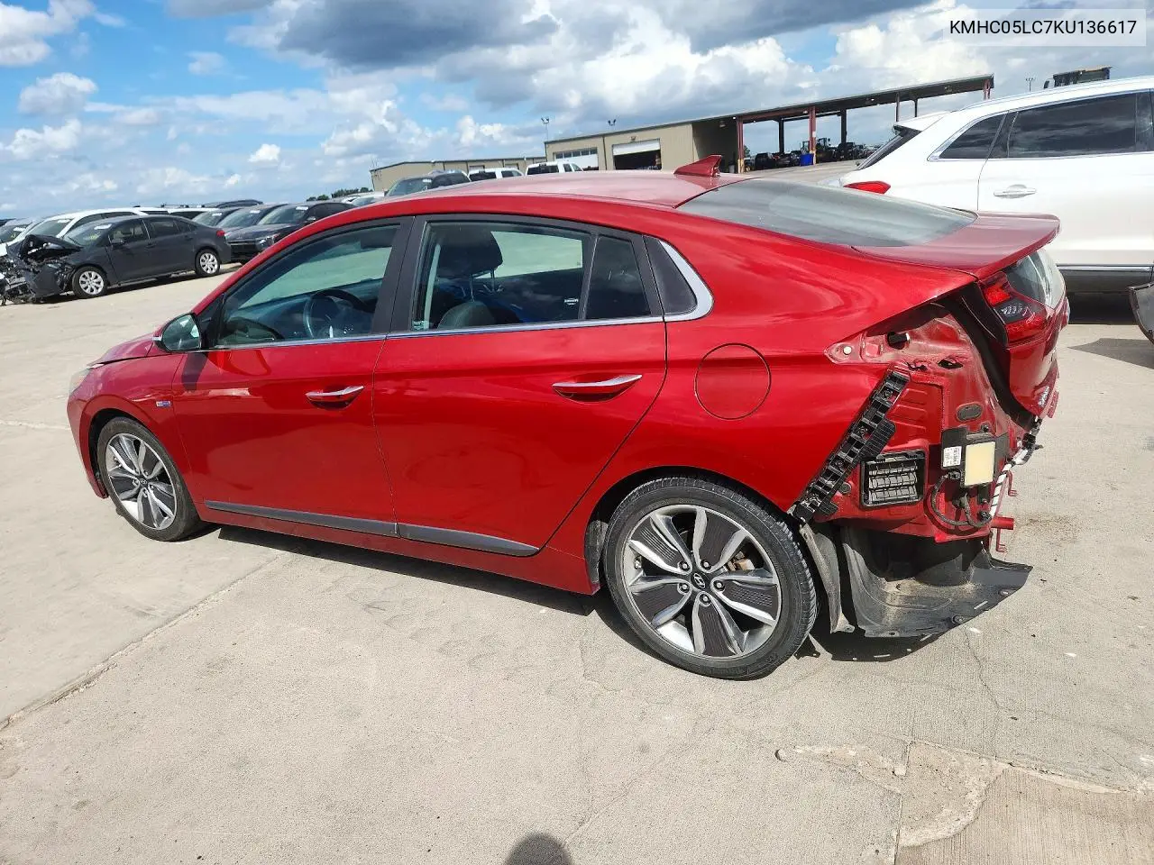 2019 HYUNDAI IONIQ VIN KMHC05LC7KU136617 — фото 2
