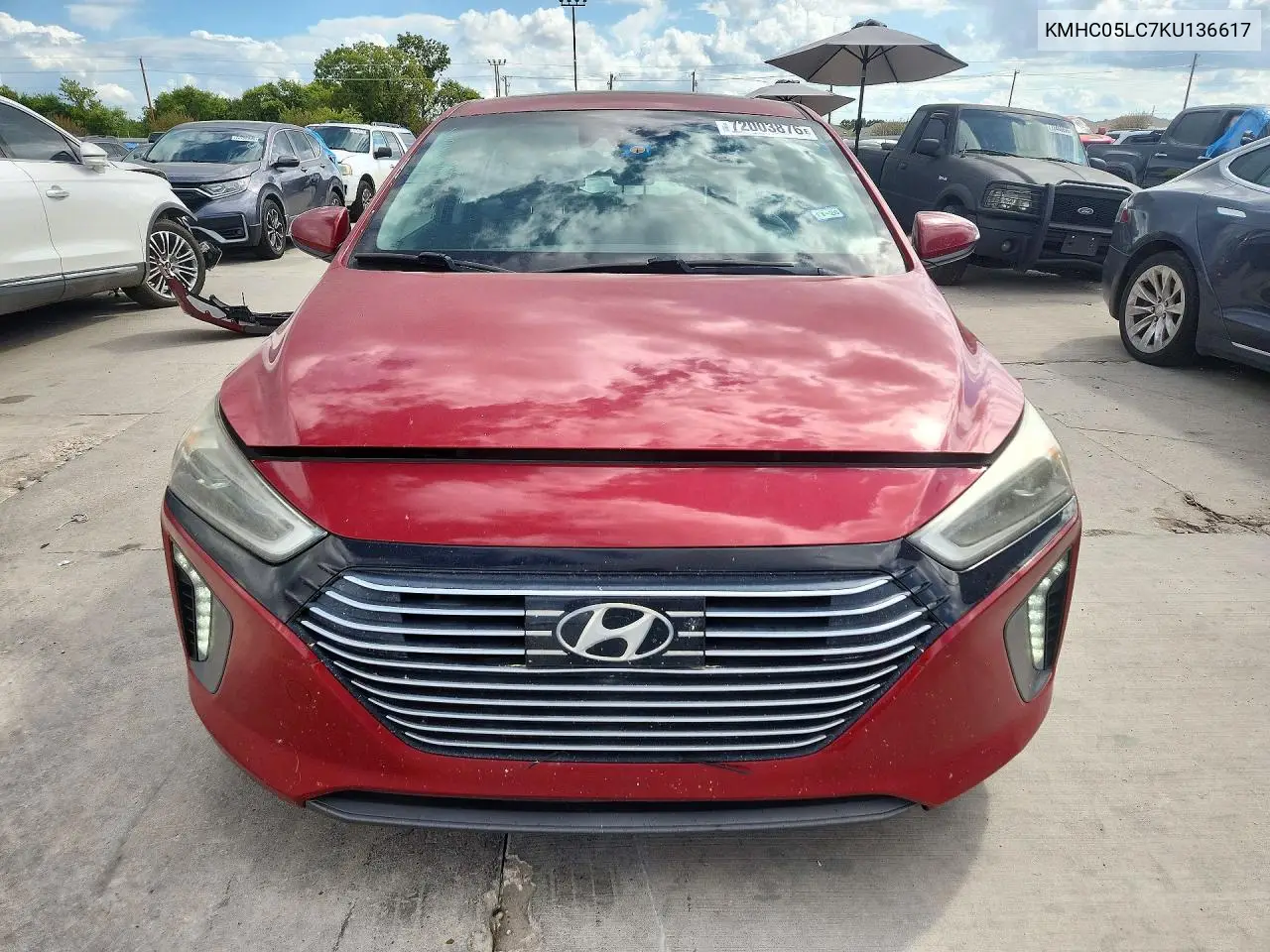 2019 HYUNDAI IONIQ VIN KMHC05LC7KU136617 — фото 5