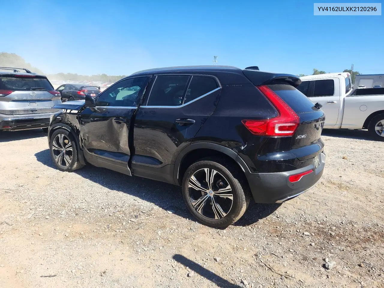 2019 VOLVO XC40 VIN YV4162ULXK2120296 — фото 2