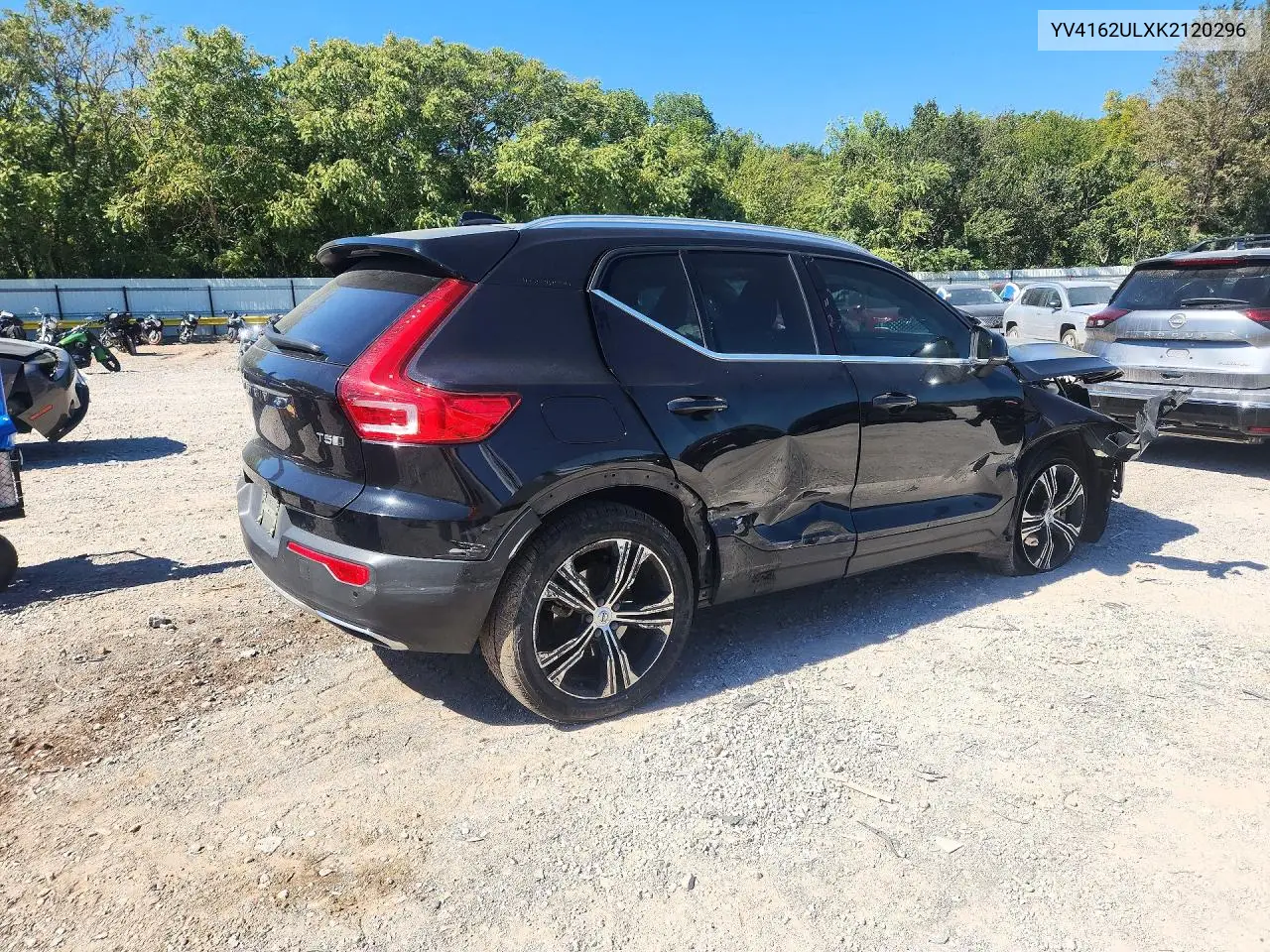 2019 VOLVO XC40 VIN YV4162ULXK2120296 — фото 3