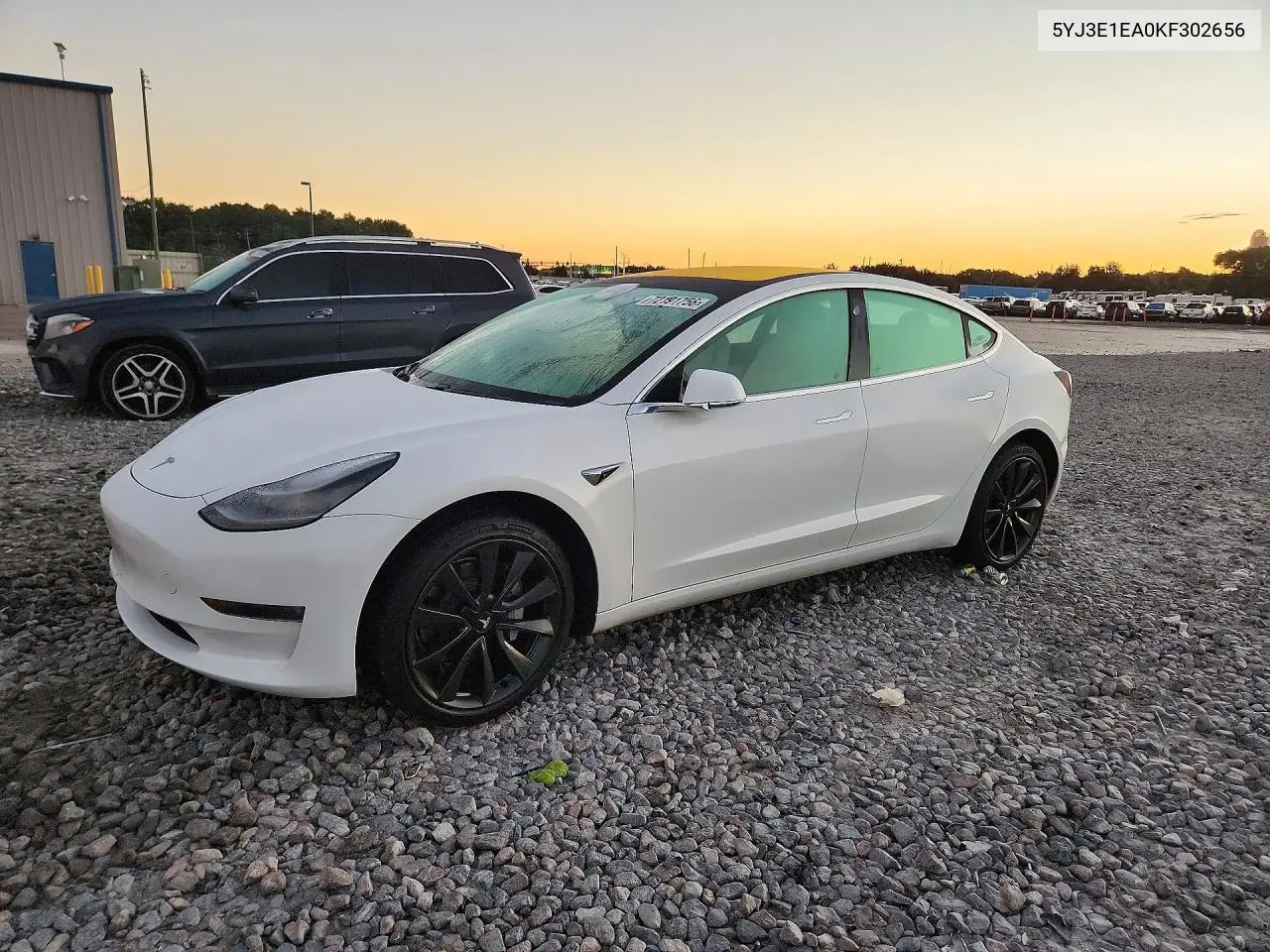 TESLA MODEL 3 2019, VIN 5YJ3E1EA0KF302656