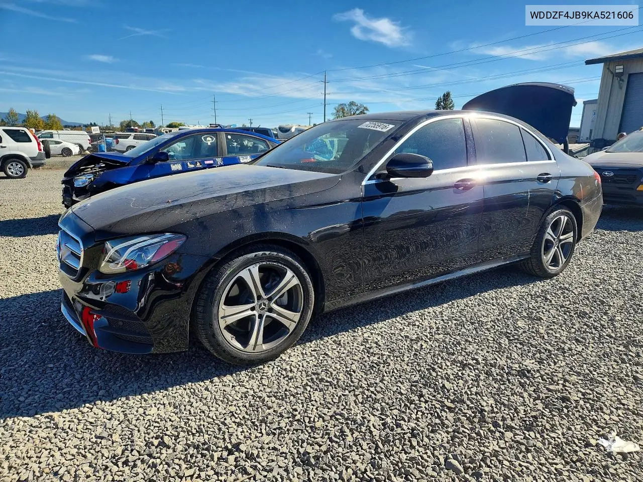 MERCEDES E-KLASSE 2019, VIN WDDZF4JB9KA521606