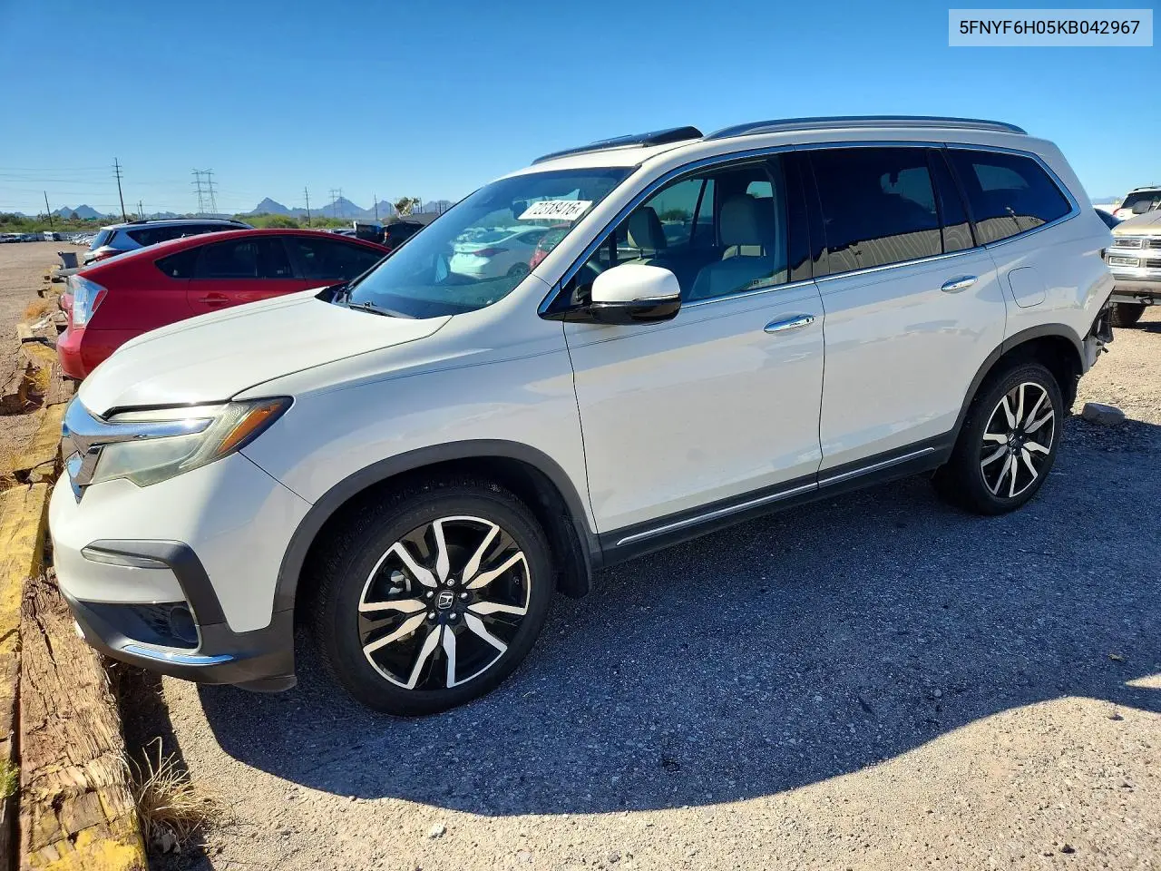 HONDA PILOT 2019, VIN 5FNYF6H05KB042967