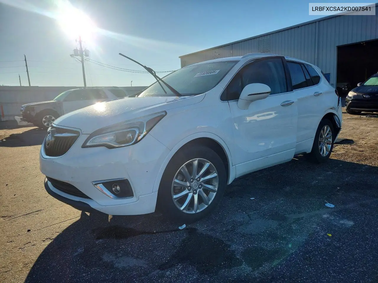 BUICK ENVISION 2019, VIN LRBFXCSA2KD007541