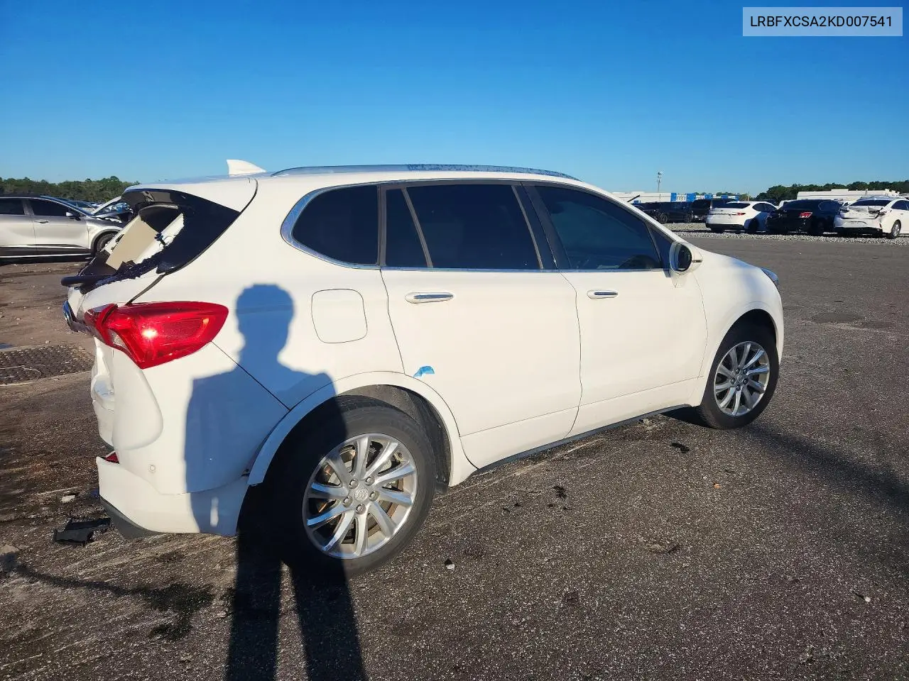 2019 BUICK ENVISION VIN LRBFXCSA2KD007541 — фото 3