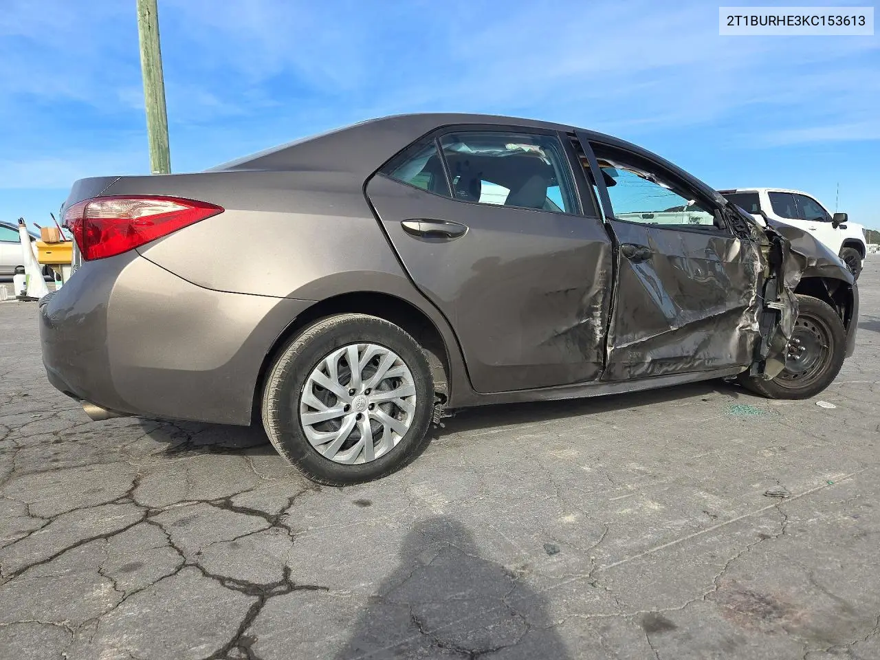 2019 TOYOTA COROLLA VIN 2T1BURHE3KC153613 — фото 3