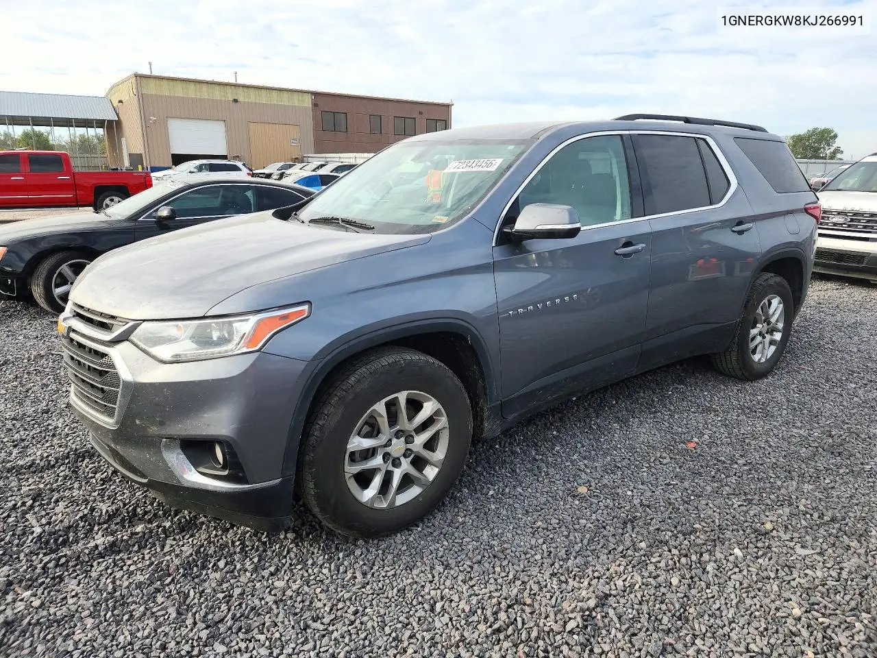 CHEVROLET TRAVERSE 2019, VIN 1GNERGKW8KJ266991