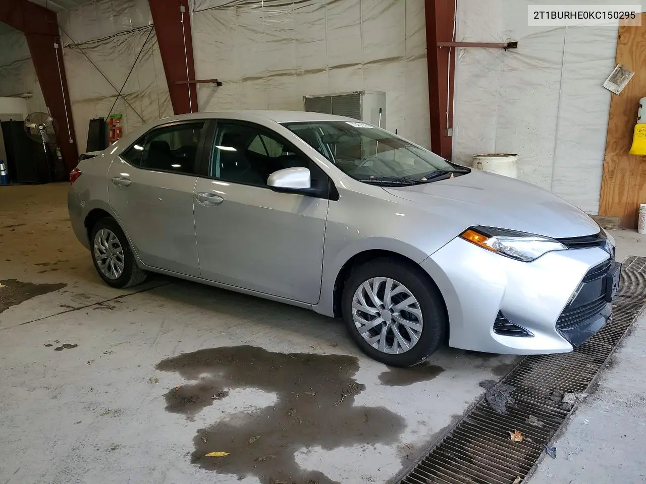 2019 TOYOTA COROLLA VIN 2T1BURHE0KC150295 — фото 4