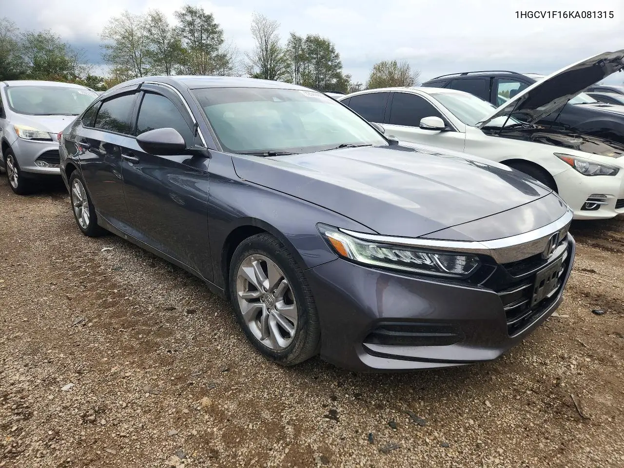 2019 HONDA ACCORD VIN 1HGCV1F16KA081315 — фото 4