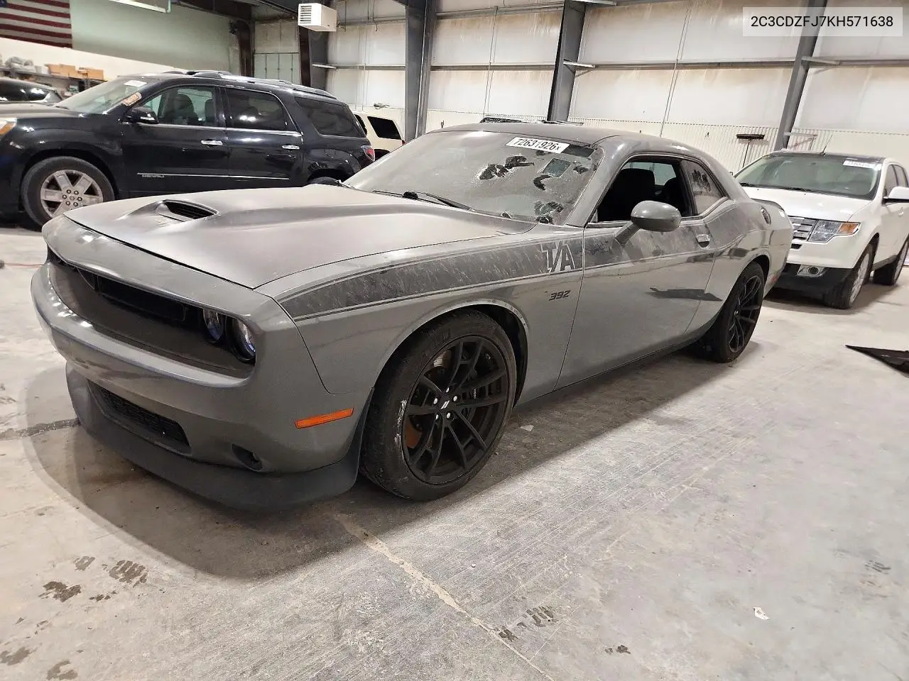 DODGE CHALLENGER 2019, VIN 2C3CDZFJ7KH571638