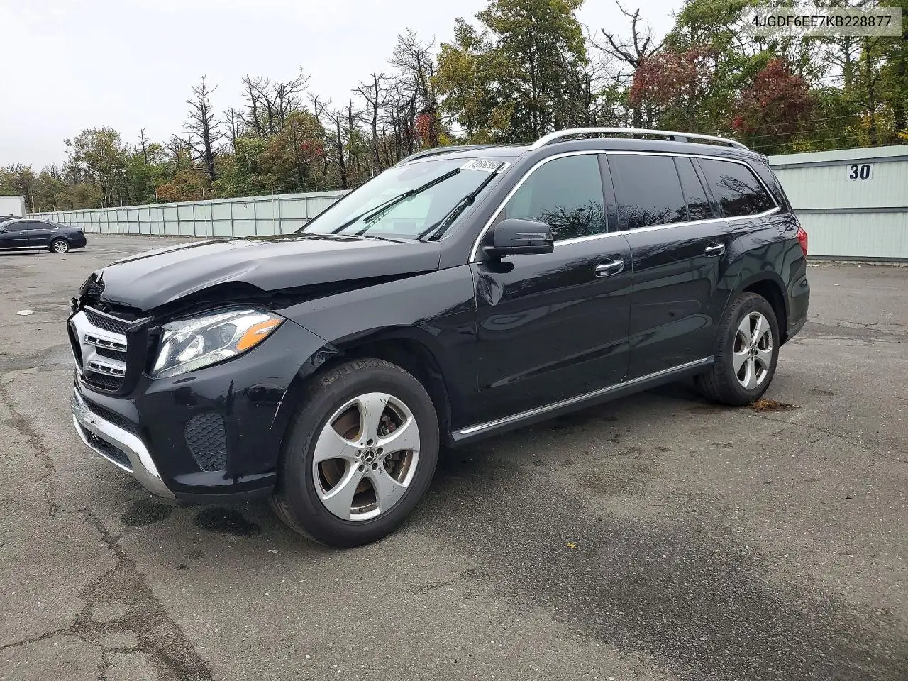 MERCEDES GLS-KLASSE 2019, VIN 4JGDF6EE7KB228877