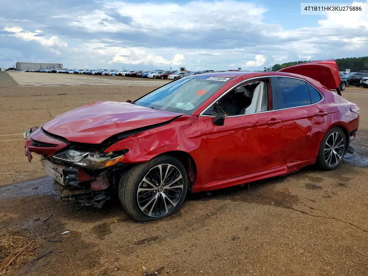 TOYOTA CAMRY 2019, VIN 4T1B11HK3KU275886