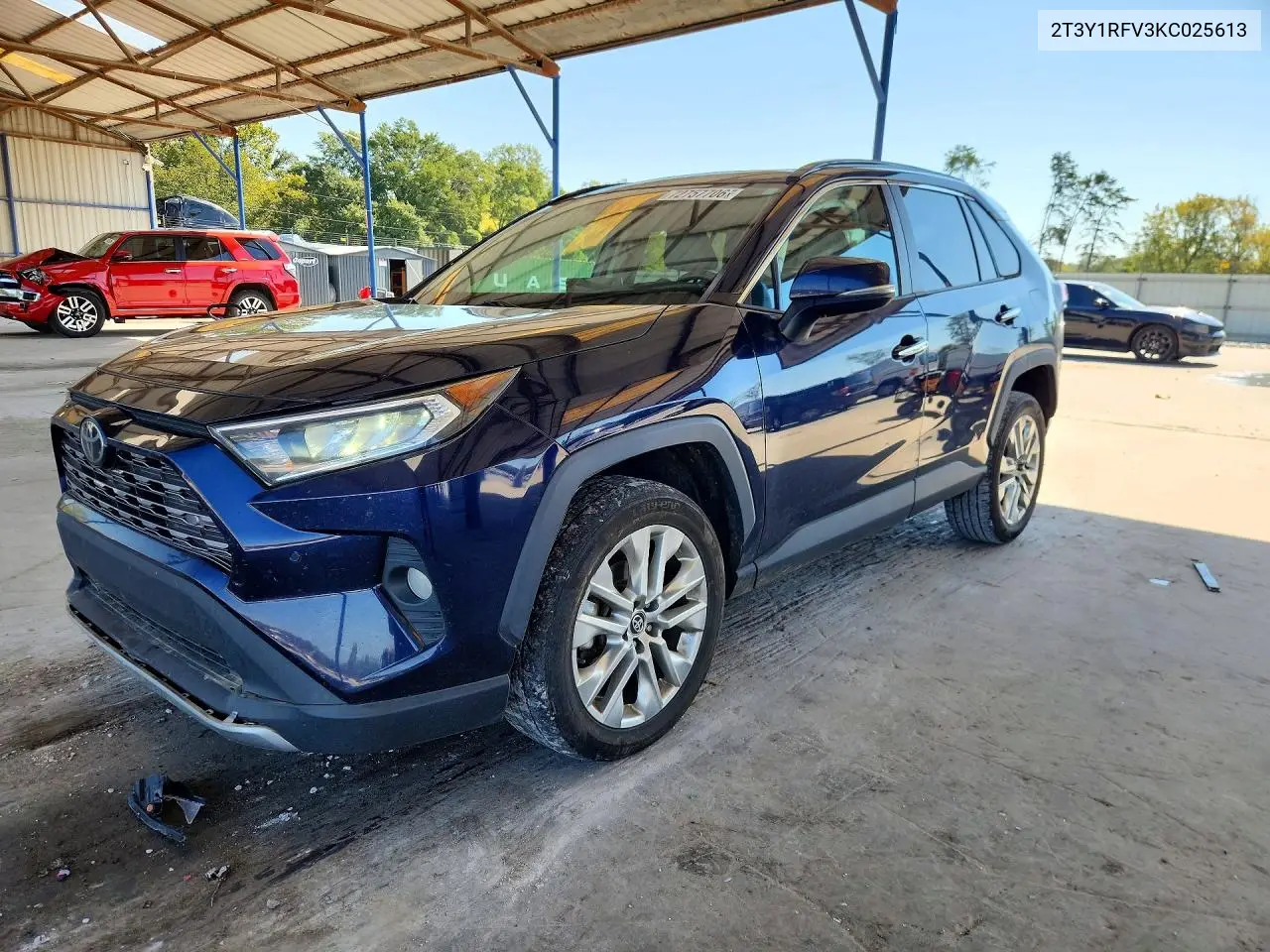 TOYOTA RAV 4 2019, VIN 2T3Y1RFV3KC025613