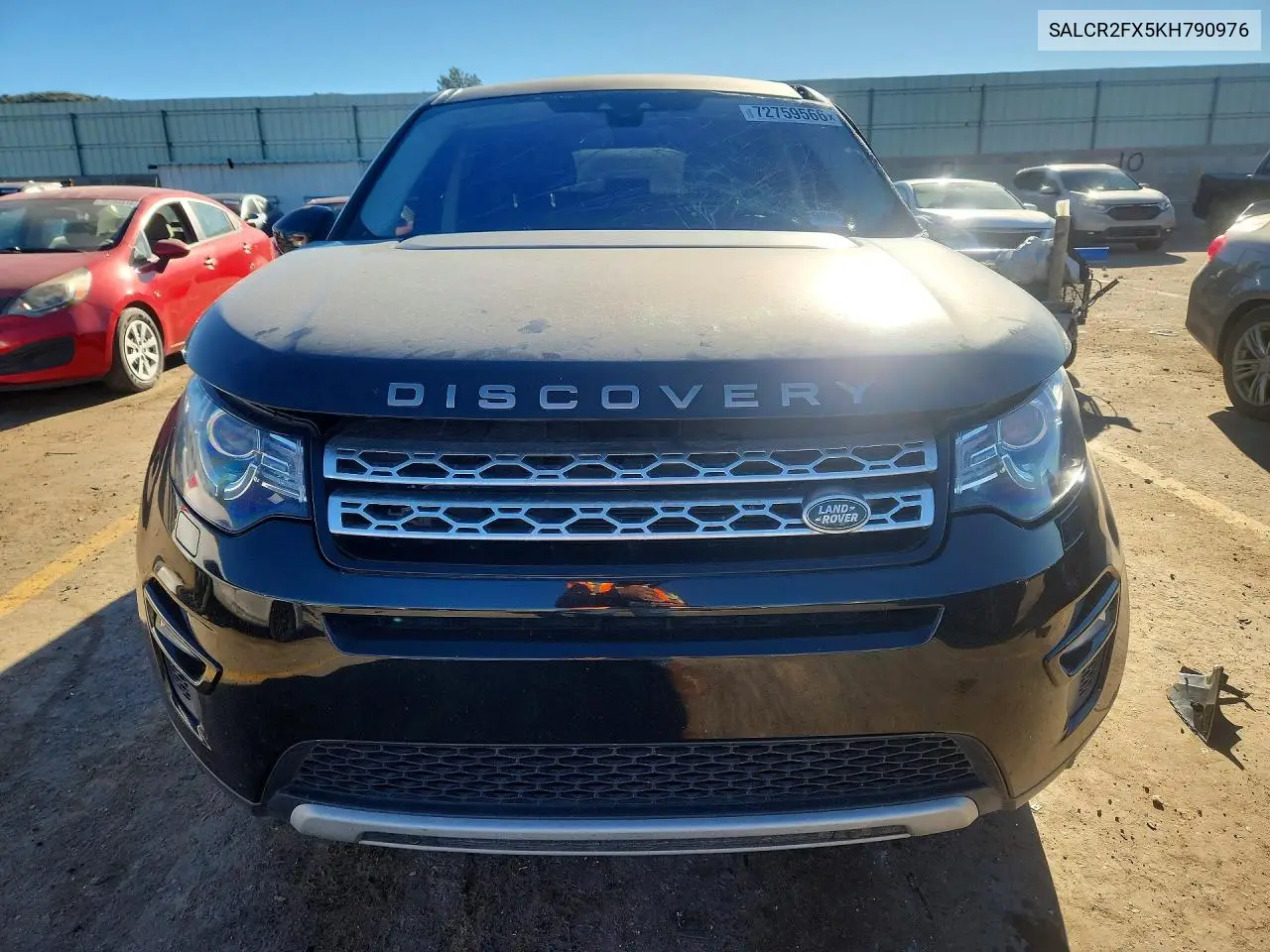 2019 LAND ROVER DISCOVERY SPORT VIN SALCR2FX5KH790976 — фото 5