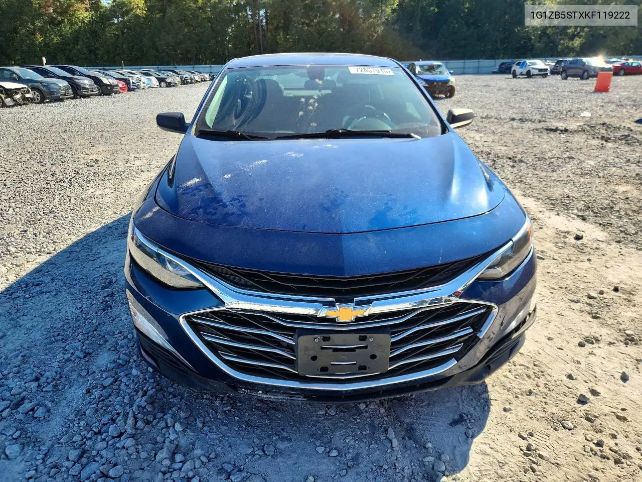 CHEVROLET MALIBU 2019, VIN 1G1ZB5STXKF119222