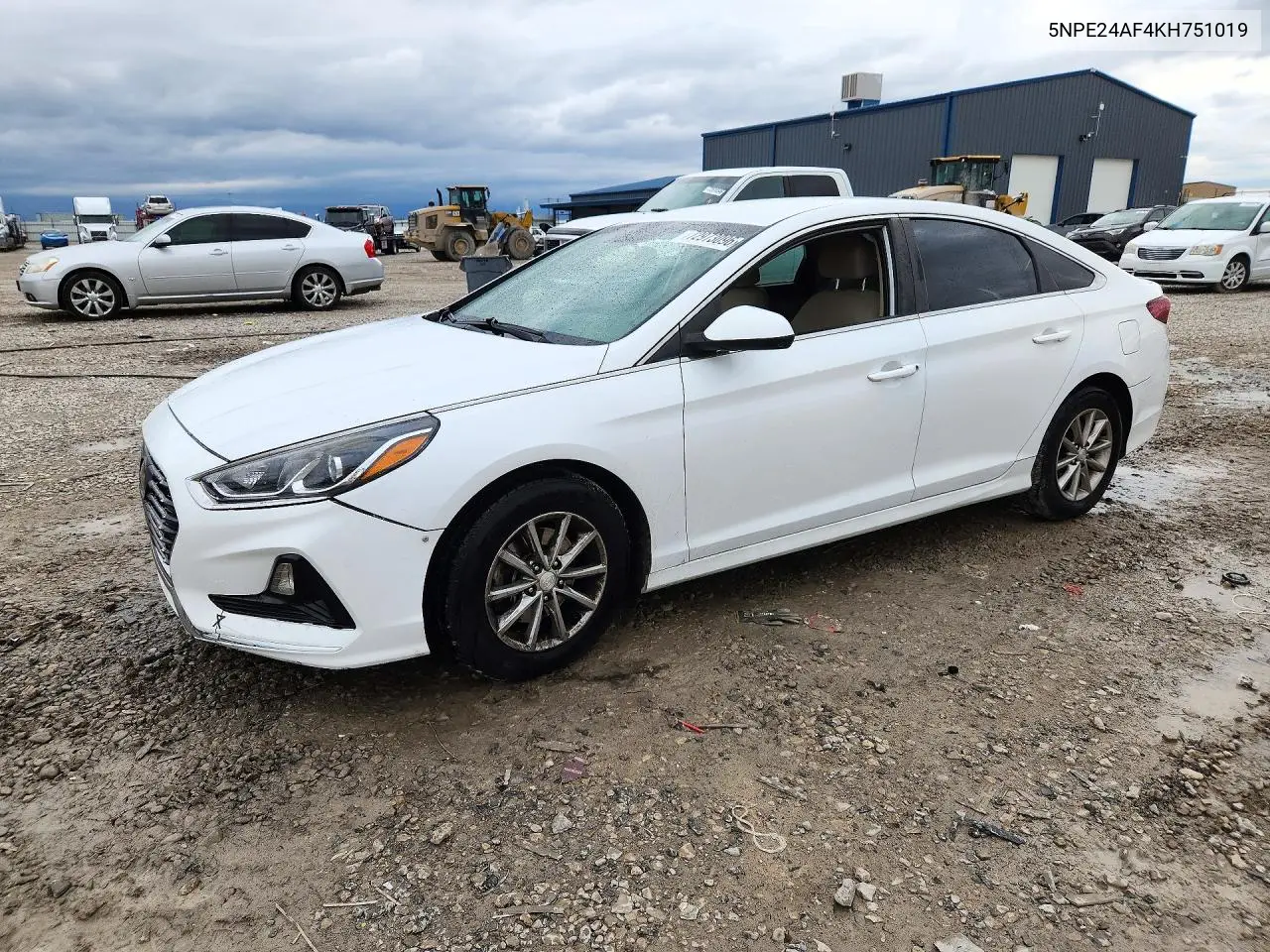 HYUNDAI SONATA 2019, VIN 5NPE24AF4KH751019