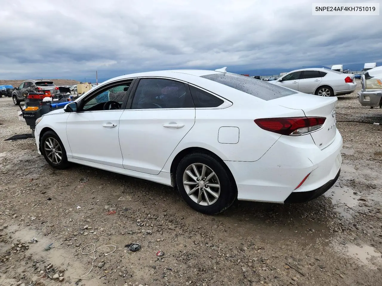 2019 HYUNDAI SONATA VIN 5NPE24AF4KH751019 — фото 2