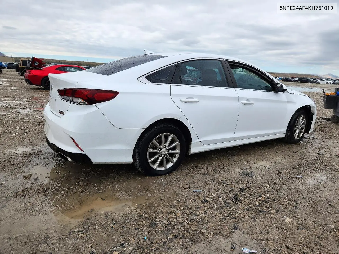 2019 HYUNDAI SONATA VIN 5NPE24AF4KH751019 — фото 3