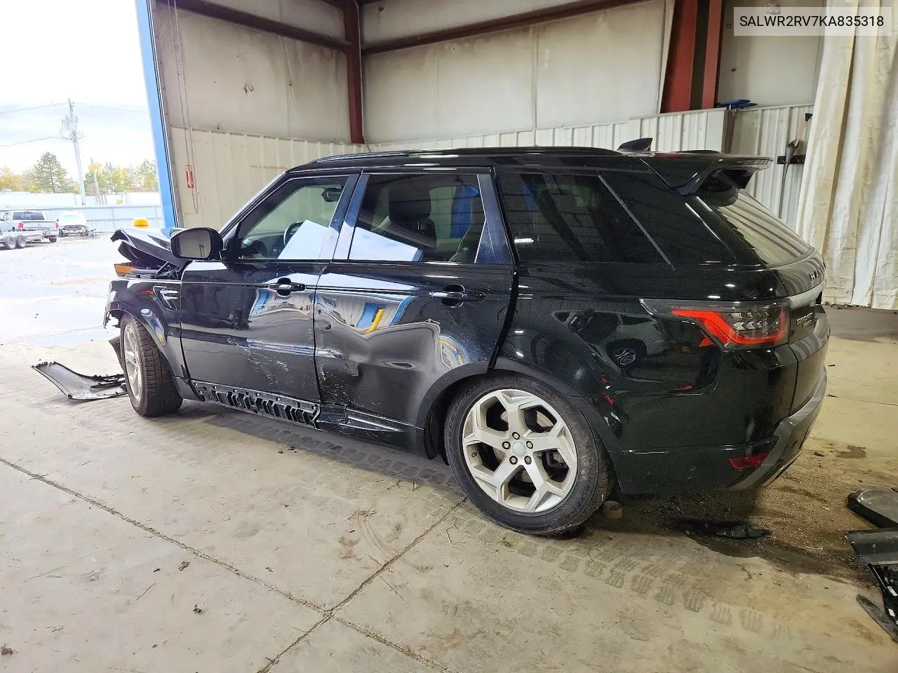 2019 LAND ROVER RANGE ROVER SPORT VIN SALWR2RV7KA835318 — фото 2