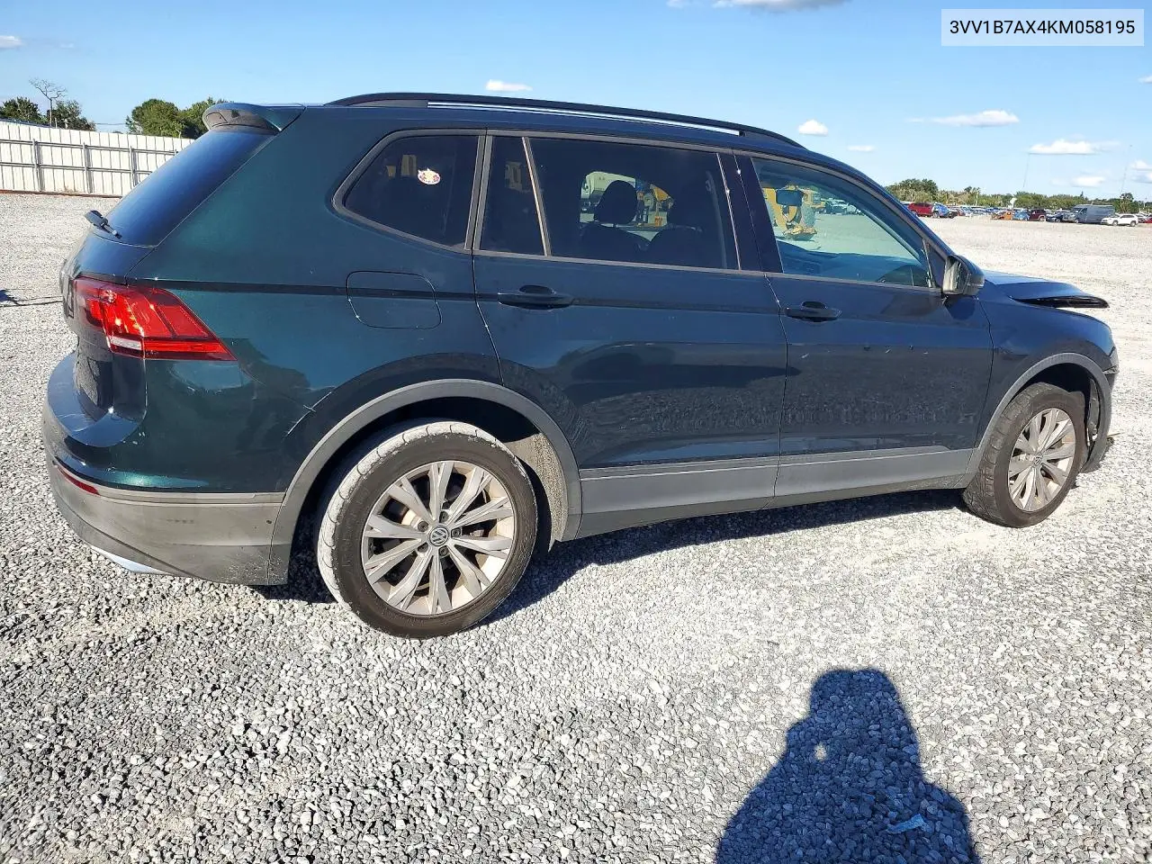 2019 VOLKSWAGEN TIGUAN VIN 3VV1B7AX4KM058195 — фото 3