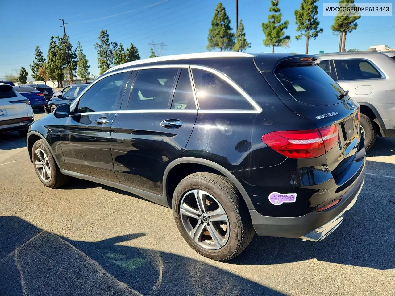 2019 MERCEDES GLC VIN WDC0G5EB0KF613443 — фото 2