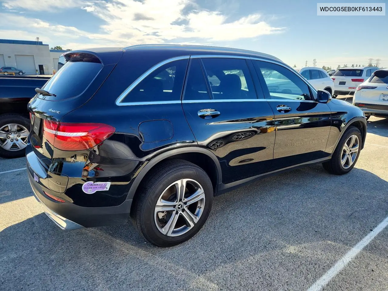 2019 MERCEDES GLC VIN WDC0G5EB0KF613443 — фото 3