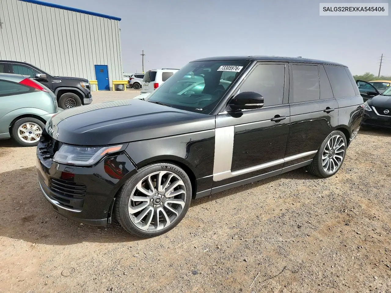 LAND ROVER RANGE ROVER 2019, VIN SALGS2REXKA545406