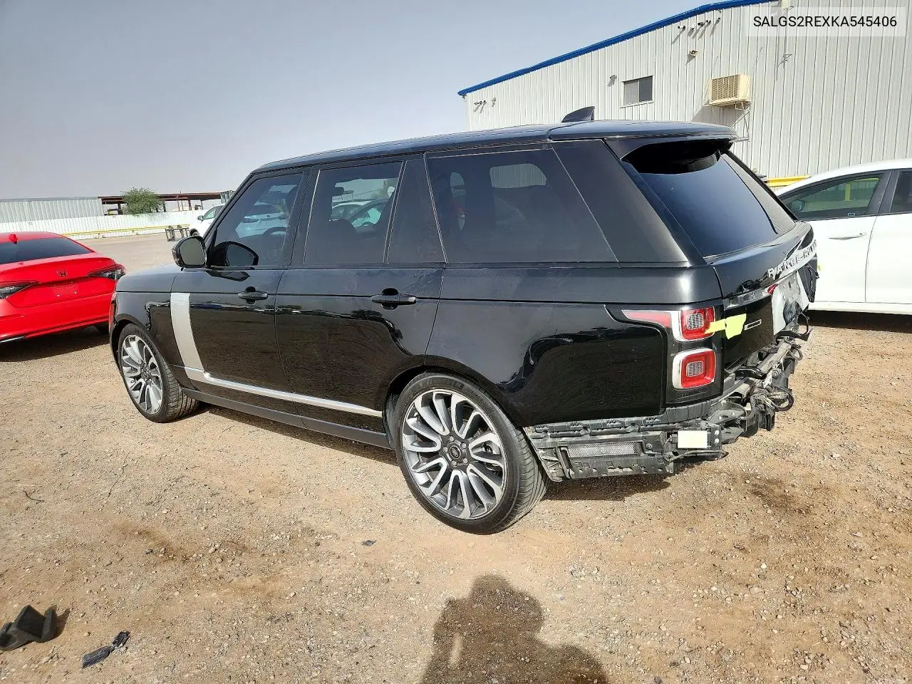 2019 LAND ROVER RANGE ROVER VIN SALGS2REXKA545406 — фото 2