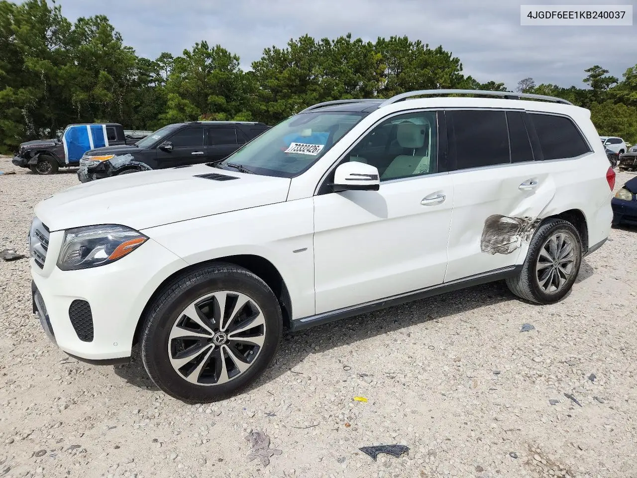 MERCEDES GLS-KLASSE 2019, VIN 4JGDF6EE1KB240037