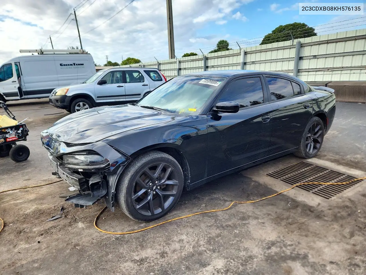 DODGE CHARGER 2019, VIN 2C3CDXBG8KH576135