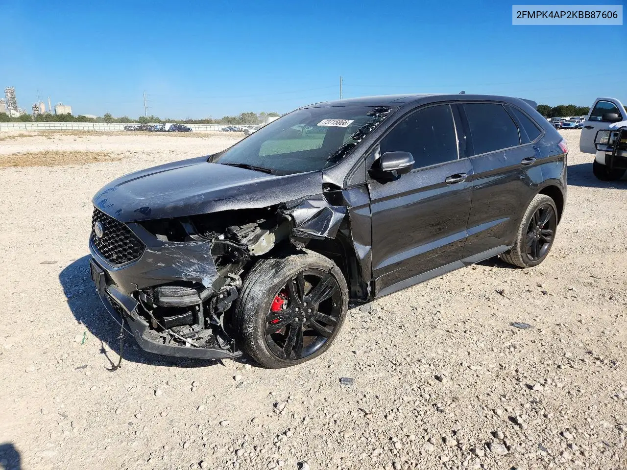 FORD EDGE 2019, VIN 2FMPK4AP2KBB87606