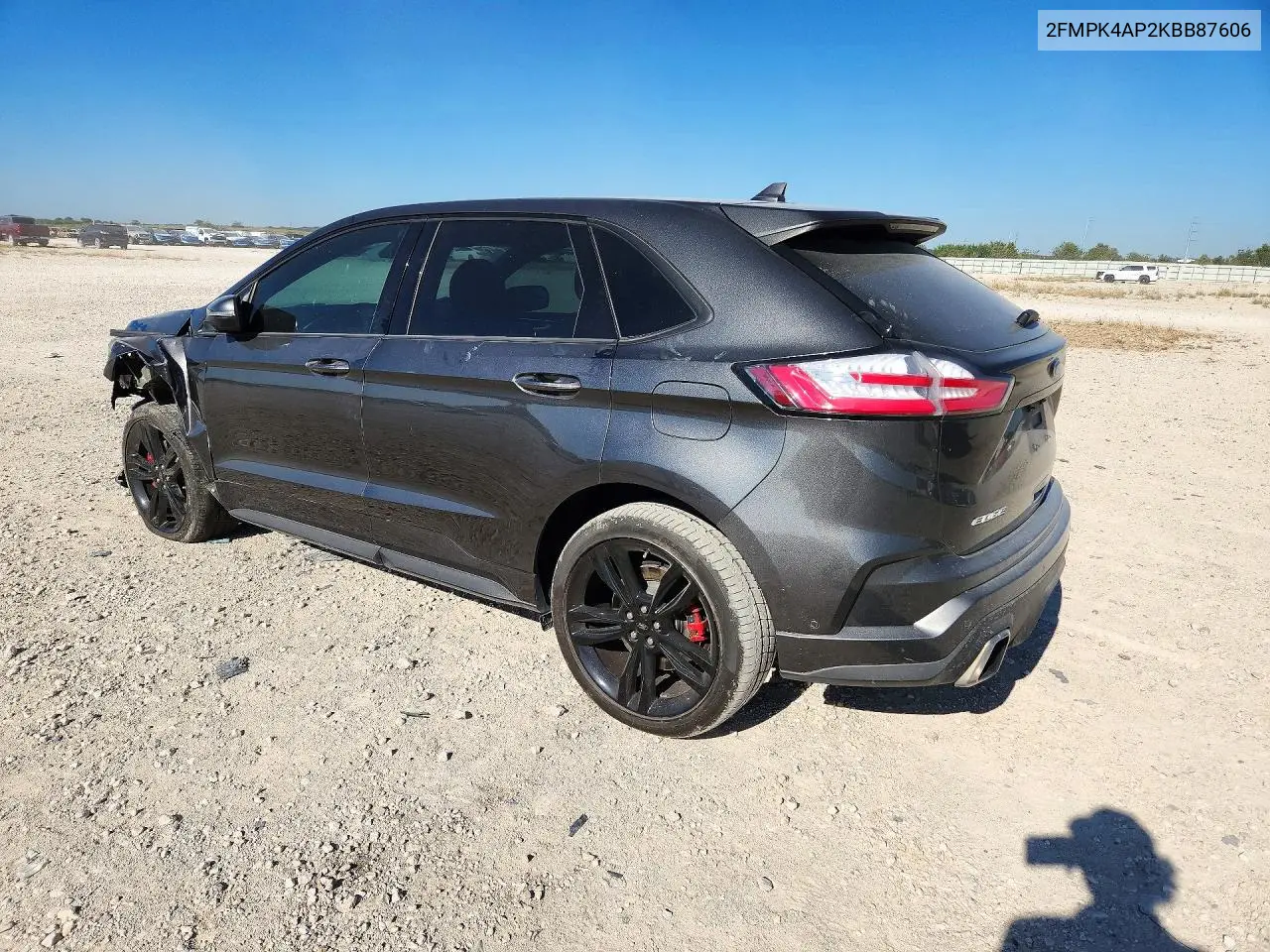 2019 FORD EDGE VIN 2FMPK4AP2KBB87606 — фото 2