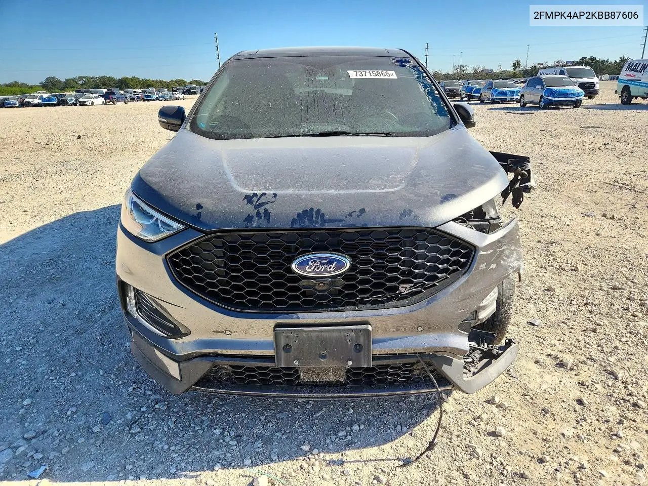2019 FORD EDGE VIN 2FMPK4AP2KBB87606 — фото 5