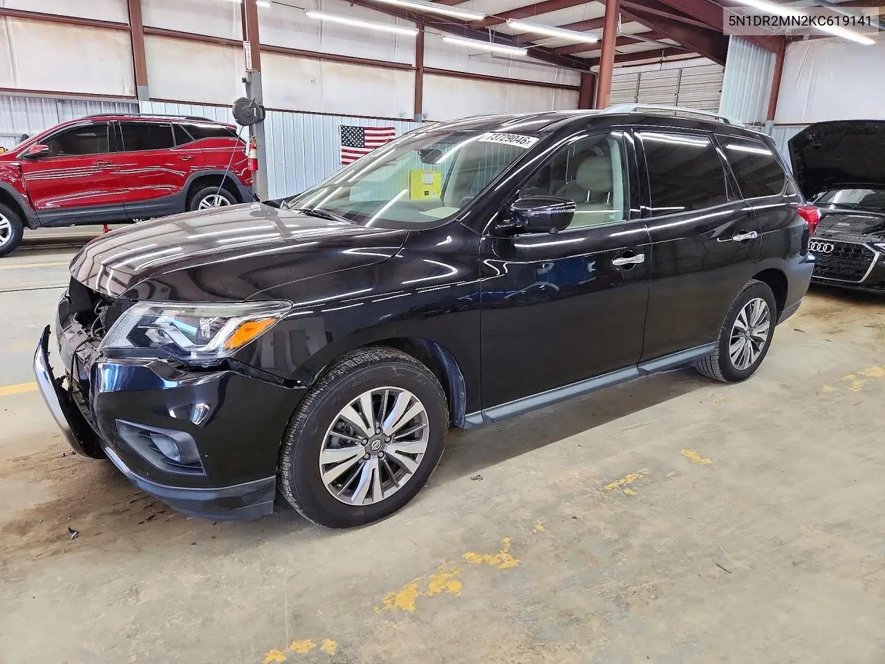 NISSAN PATHFINDER 2019, VIN 5N1DR2MN2KC619141