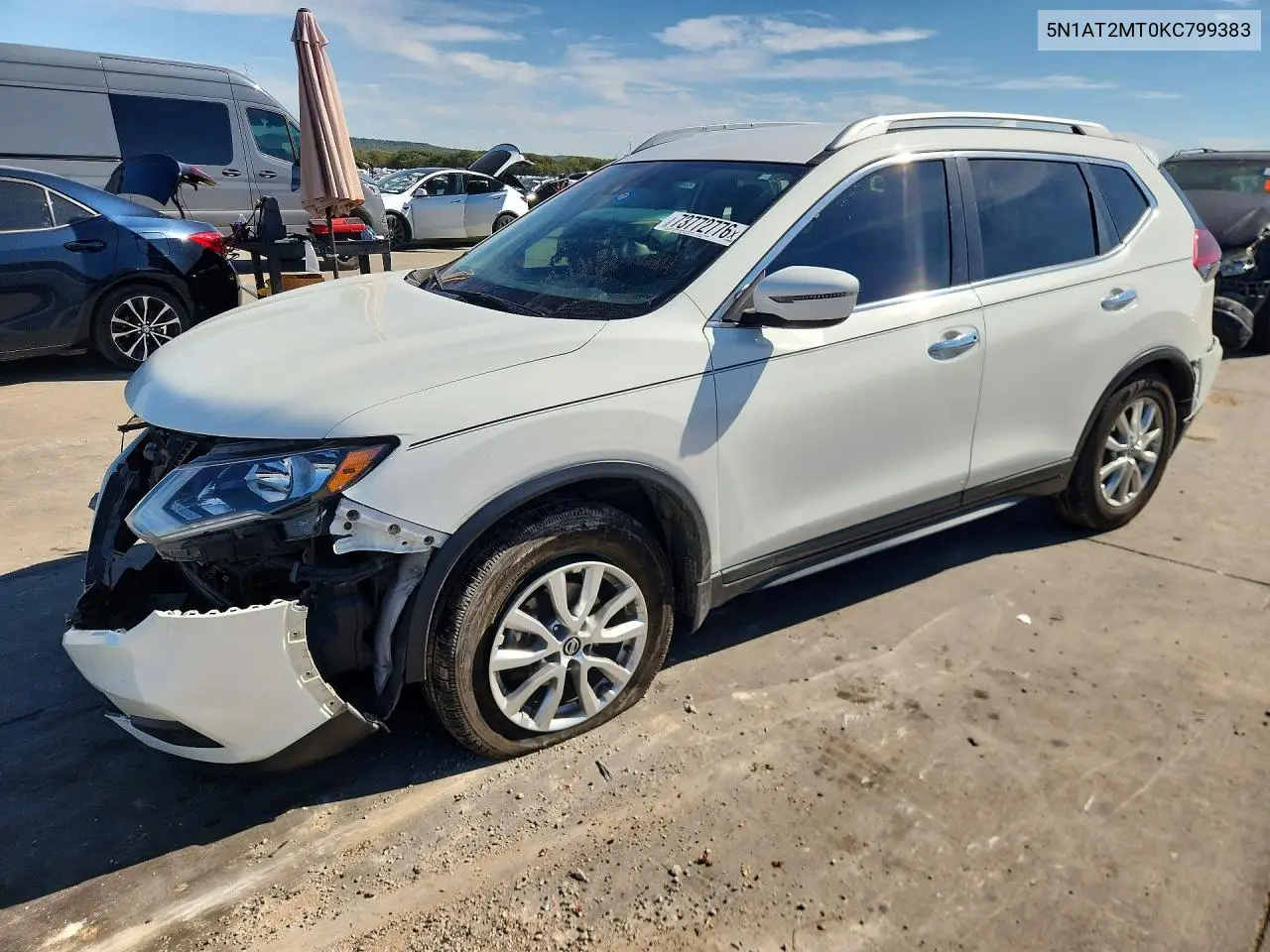 NISSAN ROGUE 2019, VIN 5N1AT2MT0KC799383
